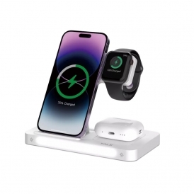 15W Foldable Travel Triple Wireless Magnetic Charging Pad