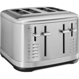 4 Slice Toaster, Stainless Steel