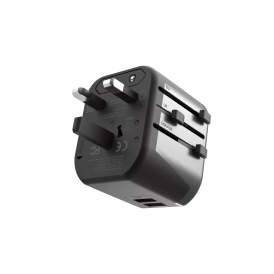 Global Multiple Function Travel Adapter, Black