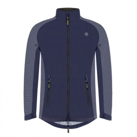 Reflect360 Solaris Reflective Cycling Jacket, Navy, Size L