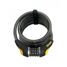 Doberman Combo Cable Lock 185 x 12mm, Black