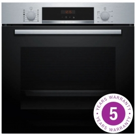 HQA574BS3B Series 4, A+ Energy Rating, 71L, Steam Function, Pyrolytic Single Oven, Stainless Steel