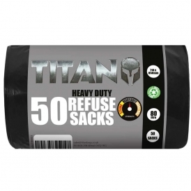 27115 Heavy Duty Refuse Bin Bags 80 L