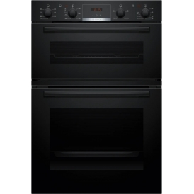 MBA533BB3B Series 4, A Energy Rating, 71L, Built-in Double Oven, Black
