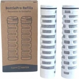 BottlePro Carbon Filter Refills, 2-Pack, 4-Stage Microfiltration