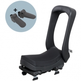 Junior Rear Bike Seat with Rack Mount, Black