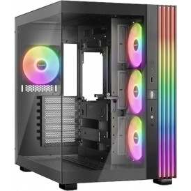 Light Base 600 LX Midi-Tower ATX Case, 4x 120mm Fans, Invertible Layout, Tempered Glass