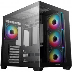 CG530 4F Mid-Tower ATX Case, 4x ARGB Fans, Dual-Chamber Design, Tempered Glass Panels