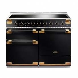 ELS110EIGB/BE Elise Luxe 110cm Induction Range Cooker, A Energy Rating, Black with Antique Brass Trim