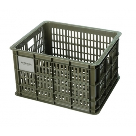 Crate MIK 29.5L Bicycle Basket, Moss Green