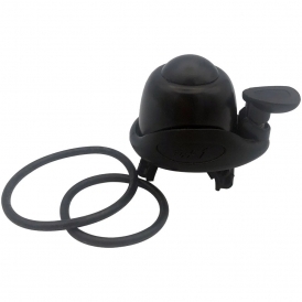 Bicycle Bell with Straps, Black
