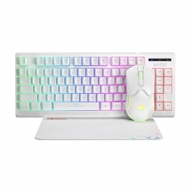 Gaming Combo, 87‑Key RGB Keyboard, 7‑Button RGB Mouse, 280 x 230 mm Mat
