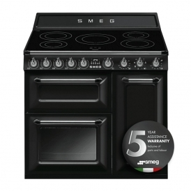 TR93IBL Victoria 90cm Induction Hob Range Cooker, Black