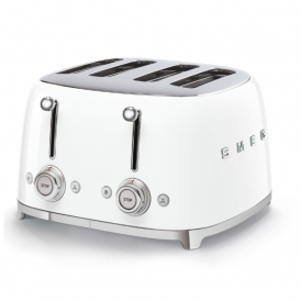 50s Style 4‑Slice Toaster – White, 2000 W