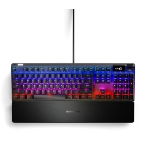 Mechanical Gaming Keyboard – Compact TKL, RGB, OLED Display