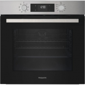HOM255CXUK Hotpoint Class 2, 60cm, Built-in Single Multifunction Oven with Multiflow, Stainless Steel
