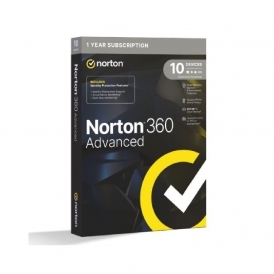 360 Advanced Antivirus for 10 Devices, 1 Year, 200GB Cloud Storage, Non-enrolment