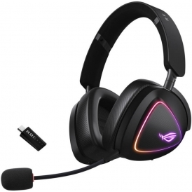 Tri-mode Wireless Gaming On-Ear Headset,15-minute Fast Charge, Black