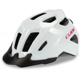 Youth Helmet, 11 Large Vents, Washable Pads, FlashWhite/Pink