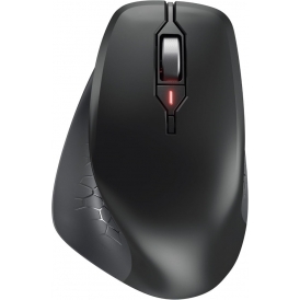 Stream Comfort Ergonomic Wireless Mouse, Silent Clicks, Black