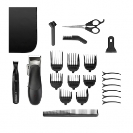 Stylist Hair Clipper, Ceramic Coated Blades, 8 Guards