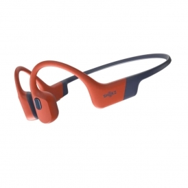 OpenSwim Pro Red Bluetooth Wireless Open-Ear Headphones, Red