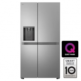 GSLC40PYPE E Energy, Side-by-Side Fridge Freezer, 638L Plumbed, Prime Silver