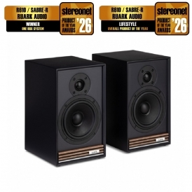 Sabre-R Bookshelf Speakers, Charcoal