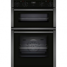 N50 A Energy Rating, Built-In Double Oven, EasyClean, Graphite