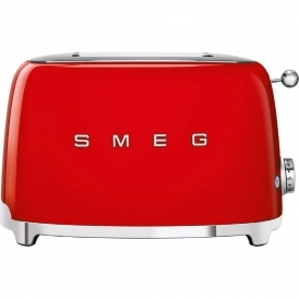 50s Retro 2 Slice Toaster, Red