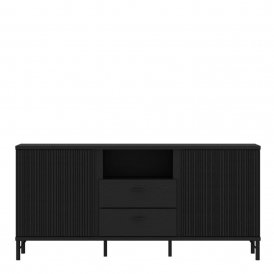 Lusaka TV Cabinet, 1500, Black Graphite