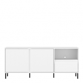 Avenale TV Cabinet, 1580, Alpine Gloss White 