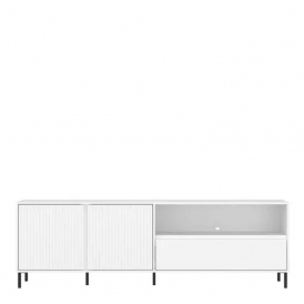 Avenale TV Cabinet, 2080, Alpine Gloss White