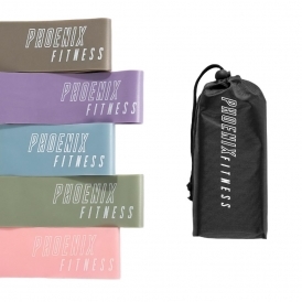 Fitness Loop Bands, Set of Five, Pastel