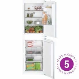 KIN85NFE0G Series 2, E Energy Rating, No Frost, Built In Fridge Freezer