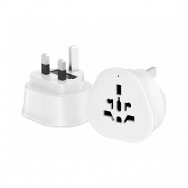 UK Plug to World Socket Travel Adapter