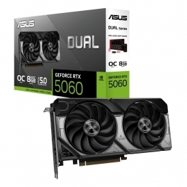 90YV0N12-M0NA00 Nvidia GeForce RTX 5060, 8GB, Dual OC Graphics Card
