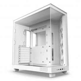 H6 Flow RGB Midi Tower PC Case, White