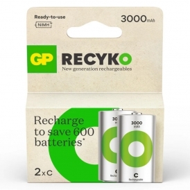 C Size (x2) Rechargeable Batteries