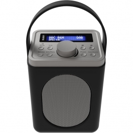 Little Shelford Portable DAB+/Bluetooth Radio, Black