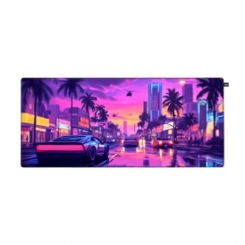 GP5 XL Gaming Surface Mat, Non Slip, Miami Driver