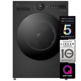 F4X7013TBB Series 7 AI Direct Drive 13kg, 1400rpm, A Energy Rating, Freestanding Washing Machine, Matte Black