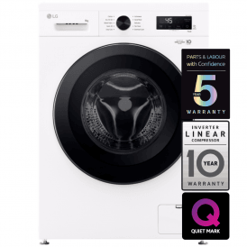 F4X1009NWK Series 2 Direct Drive 9kg, 1400rpm, Direct Drive Freestanding Washing Machine, Essence White