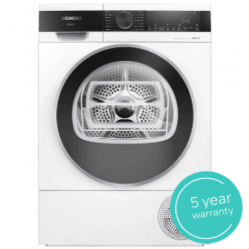 WQ45G203GB iQ500 9kg, A+++ Energy Rating, Heat Pump Tumble Dryer, White