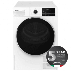 DNP83SEUK 8kg, A+++ Energy Rating, Freestanding Heat Pump Tumble Dryer, White