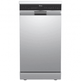 MDWEF1034CXDUK, 10 Place Settings, C Energy Rating, Freestanding Slimline 45cm Dishwasher, Silver